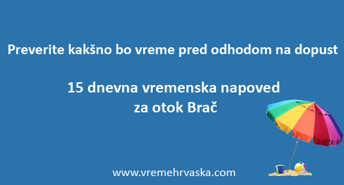 vreme brač
