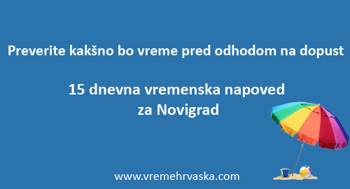 vreme novigrad